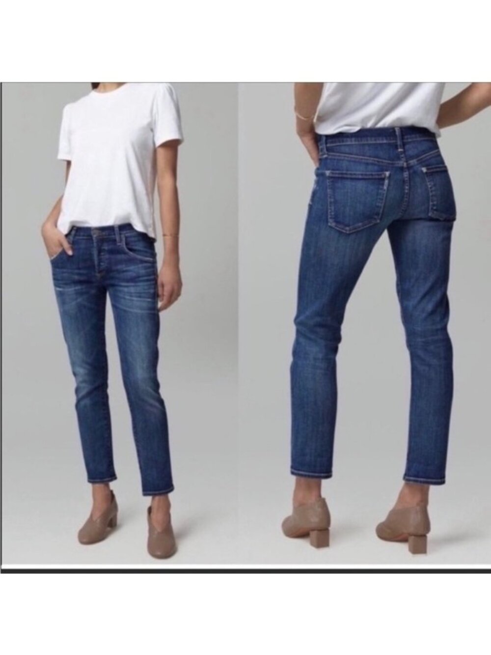 Citizens of Humanity Emerson Slim Boyfriend Button-fly Jeans Size 25